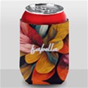 Personalized Spring Floral Name Can Cooler View1