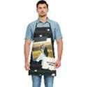 Personalized Black Memo Name Photo Kitchen Apron Kitchen Apron View1