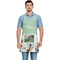 Personalized Love Line Photo Kitchen Apron Kitchen Apron View1