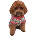 Custom Tropical Summer Flamingo Name Any Text Dog T-Shirt View1