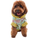Custom Floral Name Any Text Dog Coat View1