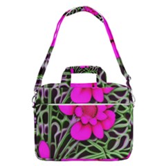 Mid Century Retro Floral 1970s 1960s Pattern 99 Macbook Pro 15  Shoulder Laptop Bag