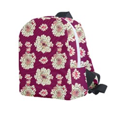 Retro 1880s Flowers Pattern Kids  Age 2-4 Lightweight Preschool Backpack
