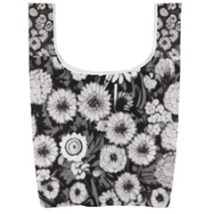Mid Century Retro Floral 1970s 1960s Pattern 87 Mid Century Retro Floral 1970s 1960s Pattern 86 Foldable Shopping Bag