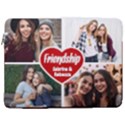 Personalized 7 Photo Friendship Name Any Text Laptop Sleeve Case with Pocket 17  Vertical Laptop Sleeve Case With Pocket View1