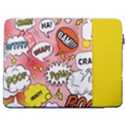 Personalized Photo Super Mom Mother Name Laptop Sleeve Case with Pocket 17  Vertical Laptop Sleeve Case With Pocket View2