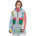 Personalized Marble Bubble Color Logo Any Text Name Women s Pullover Zip Ski and Snowboard Waterproof Breathable Jacket View1