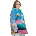 Personalized Colorful Flower Logo Any Text Name Women s Pullover Zip Ski and Snowboard Waterproof Breathable Jacket View3