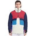 Personalized Mix Color Any Text Name Men s Pullover Zip Ski and Snowboard Waterproof Breathable Jacket View1