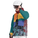 Custom Mix Color Any Text Name Men s Pullover Zip Ski and Snowboard Waterproof Breathable Jacket View2