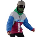 Custom Mix Color Any Text Name Men s Ski and Snowboard Waterproof Breathable Jacket View3
