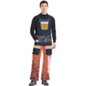 Custom Mix Color Any Text Name Men s Side Zip Front Pouch Ski And Snowboard Bib Pants	 View3