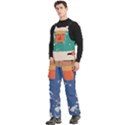 Custom Mix Color Logo Any Text Name Men s Side Zip Front Pouch Ski And Snowboard Bib Pants	 View2