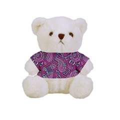 Abstract Art Pattern Design Background Full Print Cuddly Teddy Bear