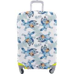 Bluey, Bluey Merch, Bluey Pattern, Bluey Bluey, Bingo, Bluey Design, Bluey Dog Luggage Cover (large)