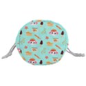 Custom Initial Name Rabbit Drawstring Bucket Bag View3