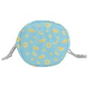 Custom Initial Name Pineapple Pattern Drawstring Bucket Bag View3