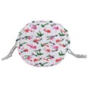 Custom Name Flamingo Drawstring Bucket Bag View3