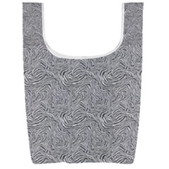 Dark Grey Snake Foldable Shopping Bag
