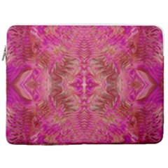 Tondo Symmetry 17  Vertical Laptop Sleeve Case With Pocket