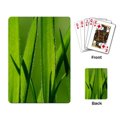 Grass Playing Cards Single Design