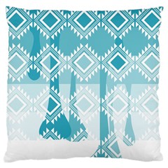 Water Color Knitted Large Cushion Case (single Sided) 
