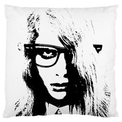 Hipster Zombie Girl Large Cushion Case (two Sided) 