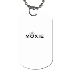 Moxie Logo Dog Tag (one Sided)