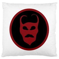 Devil Symbol Logo Large Cushion Case (single Sided) 