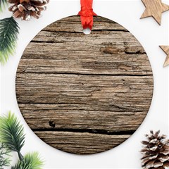 Weathered Wood Ornament (round) 