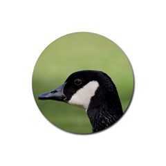 Goose Bird In Nature Rubber Coaster (round) 