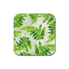 Fern Leaves Rubber Coaster (square) 