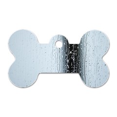 Rain Raindrop Drop Of Water Drip Dog Tag Bone (one Side)