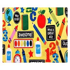 Fabric Cloth Textile Clothing Double Sided Flano Blanket (small) 