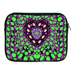 Dots And Very Hearty Apple Ipad 2/3/4 Zipper Cases