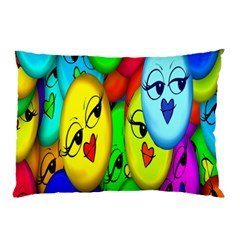 Smiley Girl Lesbian Community Pillow Case