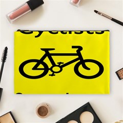 Stay Classy Bike Cyclists Sport Cosmetic Bag (large) 
