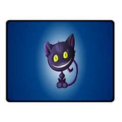Funny Cute Cat Fleece Blanket (small)