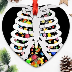 Trick Or Treat  Heart Ornament (two Sides)
