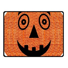 Fabric Halloween Pumpkin Funny Fleece Blanket (small)