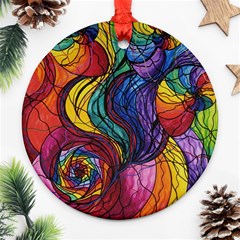Nurture - Round Ornament (two Sides)