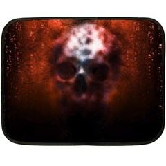 Skull Horror Halloween Death Dead Fleece Blanket (mini)
