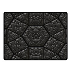 Emboss Luxury Artwork Depth Fleece Blanket (small)