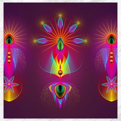 Abstract Bright Colorful Background Canvas 20  X 20  