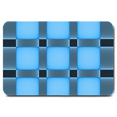 Wall Blue Steel Light Creative Large Doormat 