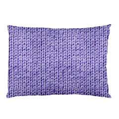 Knitted Wool Lilac Pillow Case (two Sides)