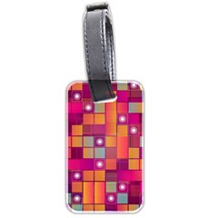 Abstract Background Colorful Luggage Tags (two Sides)