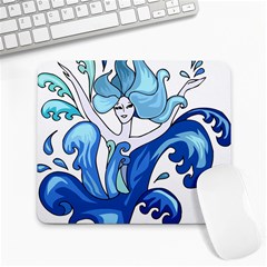 Abstract Colourful Comic Characters Large Mousepads