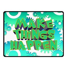 Gears Gear Interaction Act Do Fleece Blanket (small)