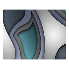 Abstract Background Abstraction Double Sided Flano Blanket (large) 